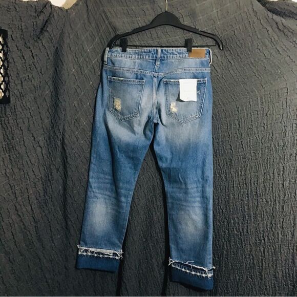 Hidden Distressed Cuffed Jeans  Size 27 - Picture 2 of 10